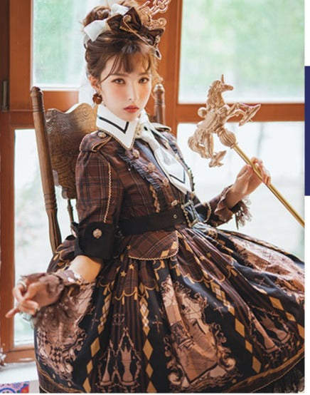 Nutcracker dress with idol-style tie