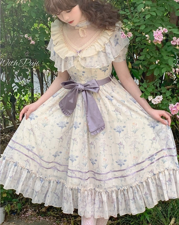 Summer Flower Wall Classical Dress All 3 types