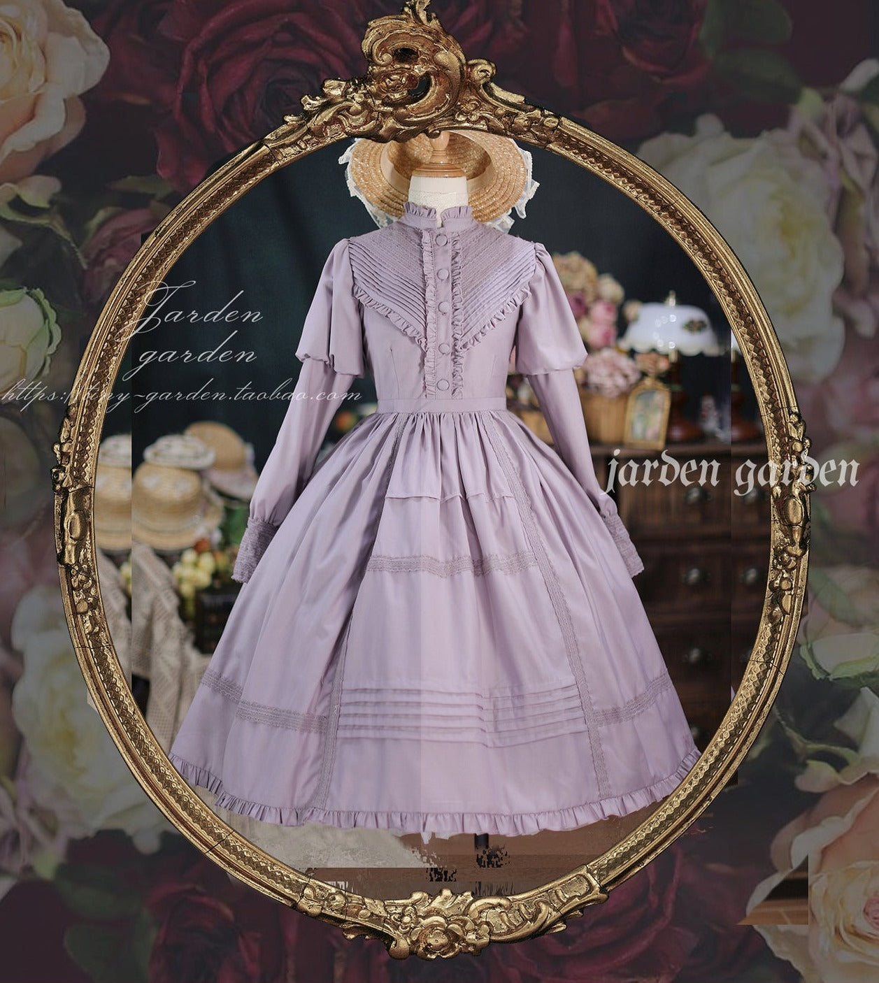 [Pre-order] Black Forest Classic Gigot Sleeve Dress