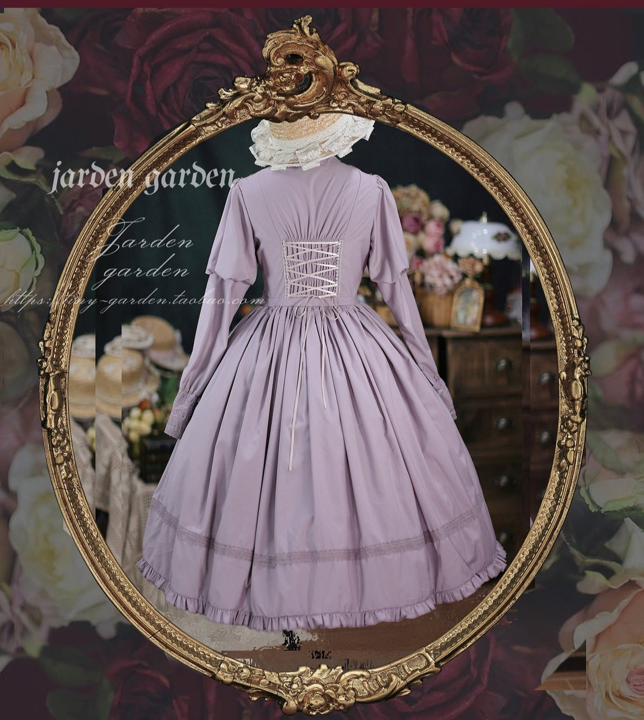 [Pre-order] Black Forest Classic Gigot Sleeve Dress