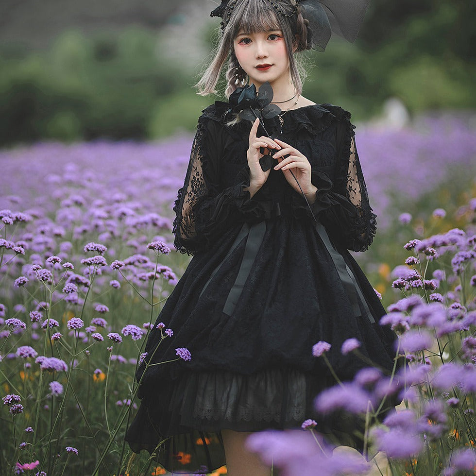 Flower bloom バルーン ジャンパースカート