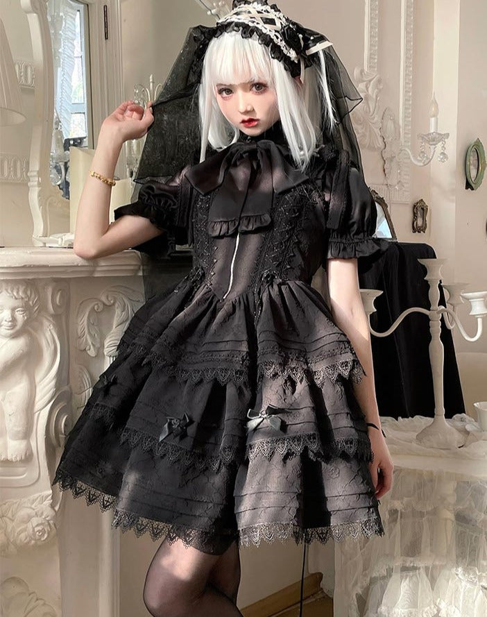 Prisoned Swan Lake 白鳥と黒鳥のジャンパースカート