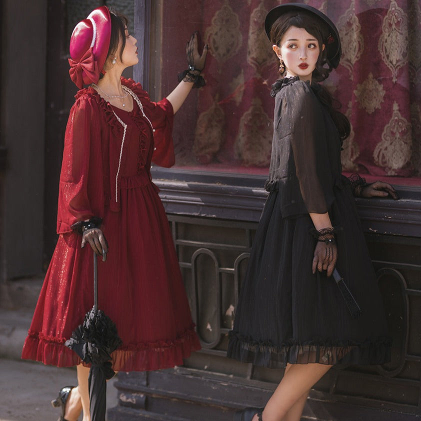 [Pre-order] Melody of the Rhine Elegant Chiffon Blouse