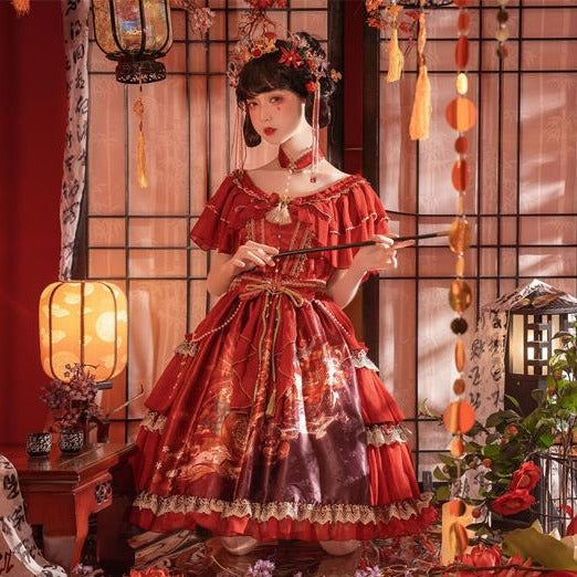 華ロリ 中国宮殿のプリンセス風ドレス