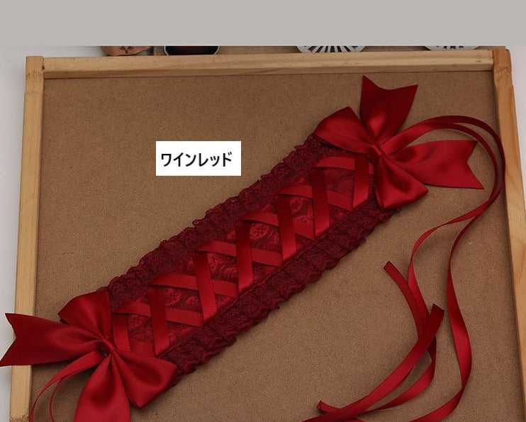 レースとリボンのロリィタヘッドドレス 全22色