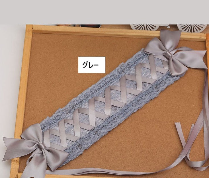 レースとリボンのロリィタヘッドドレス 全22色