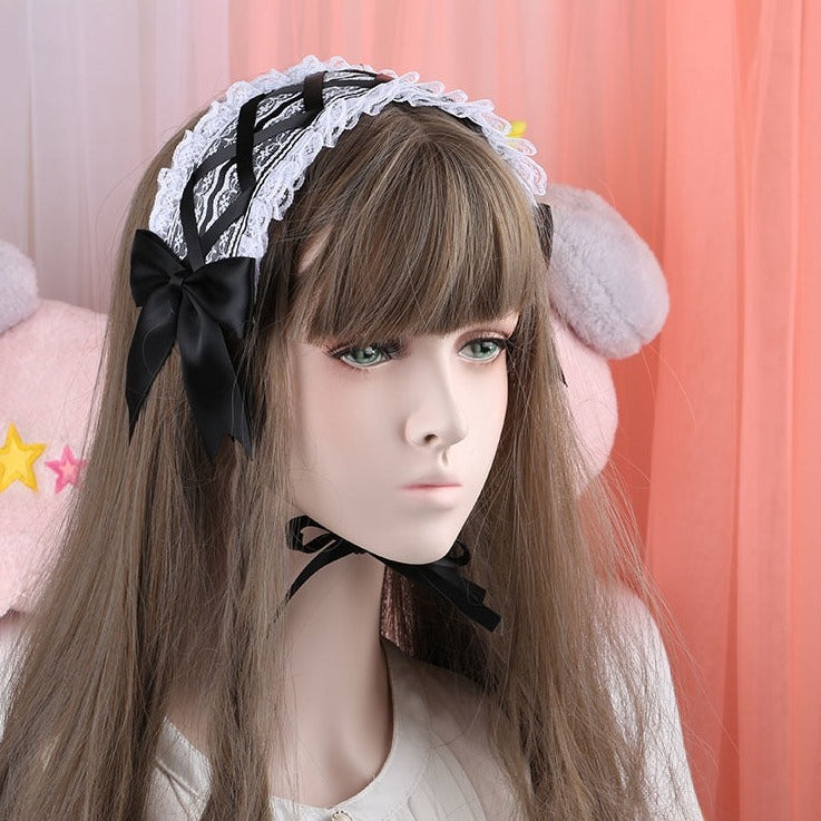 Lace and Ribbon Lolita Headdress 22 Colors