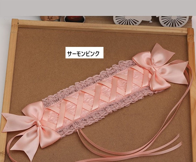 レースとリボンのロリィタヘッドドレス 全22色