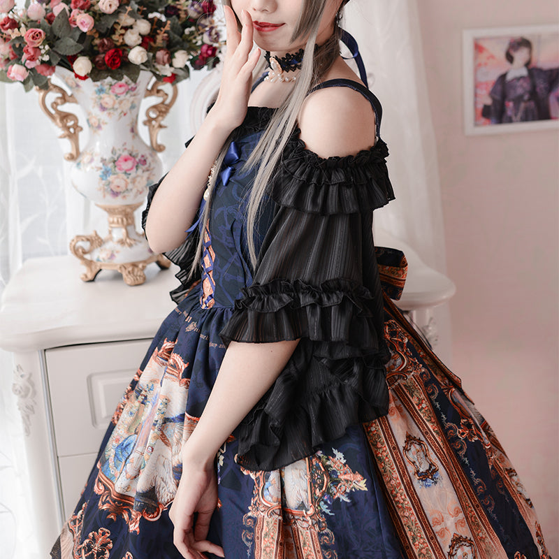 Descent of Angels Dark Elegant Jumper Skirt