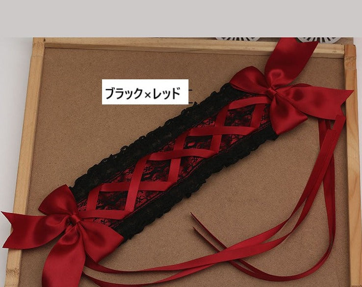 レースとリボンのロリィタヘッドドレス 全22色