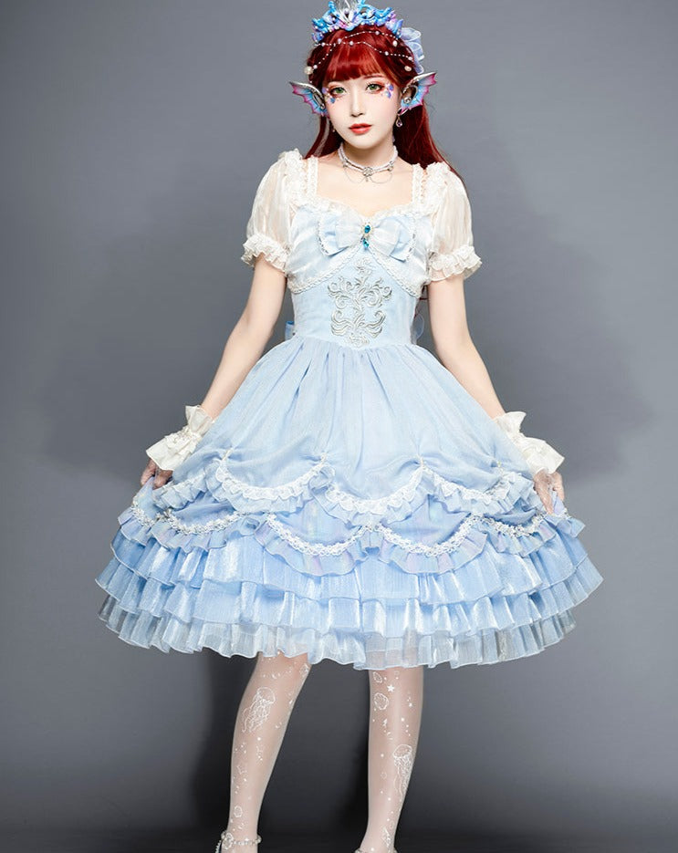 人魚姫の涙 パステルブループリンセスドレス