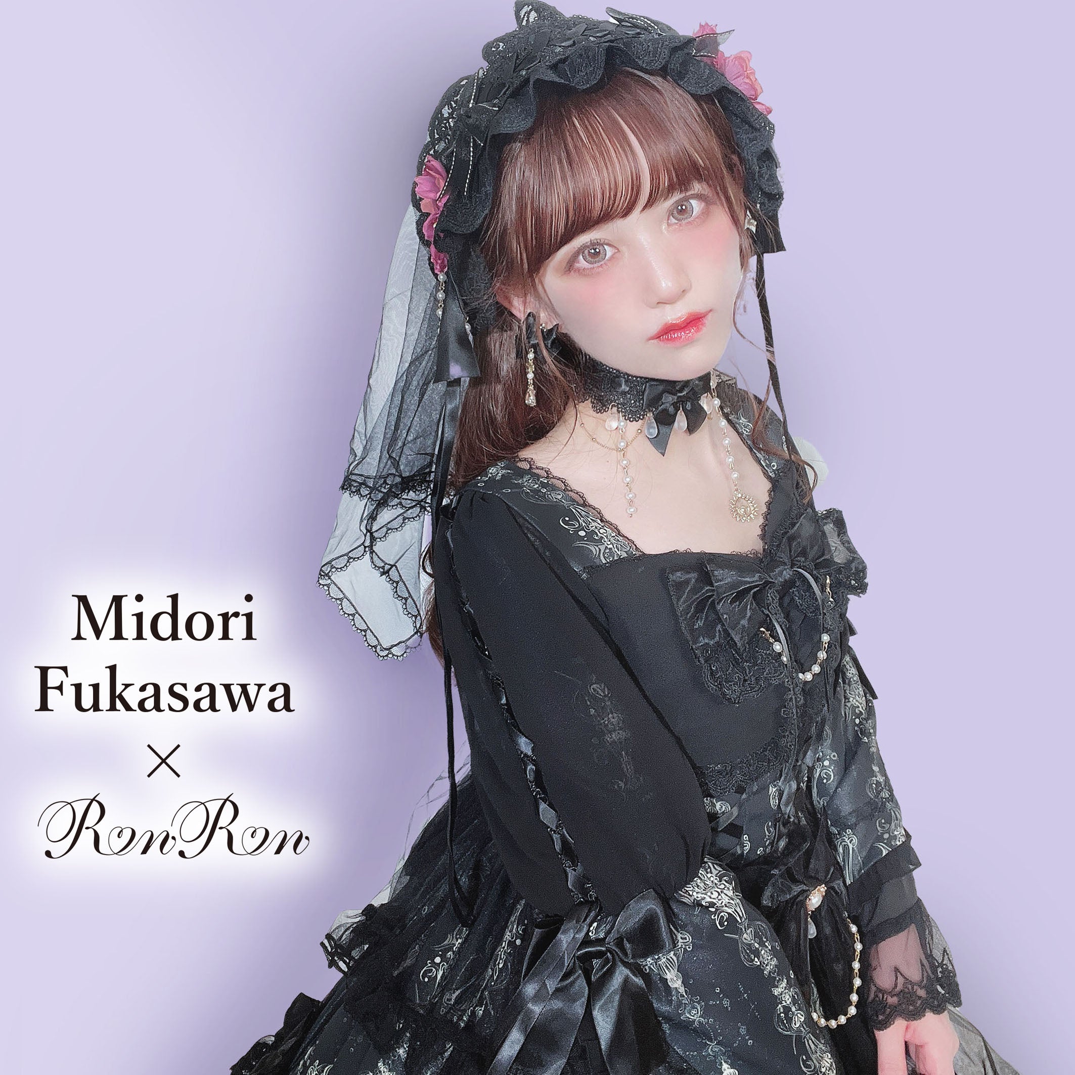 Day and Night Lace and Frill Bride Lolita Dress Full Set