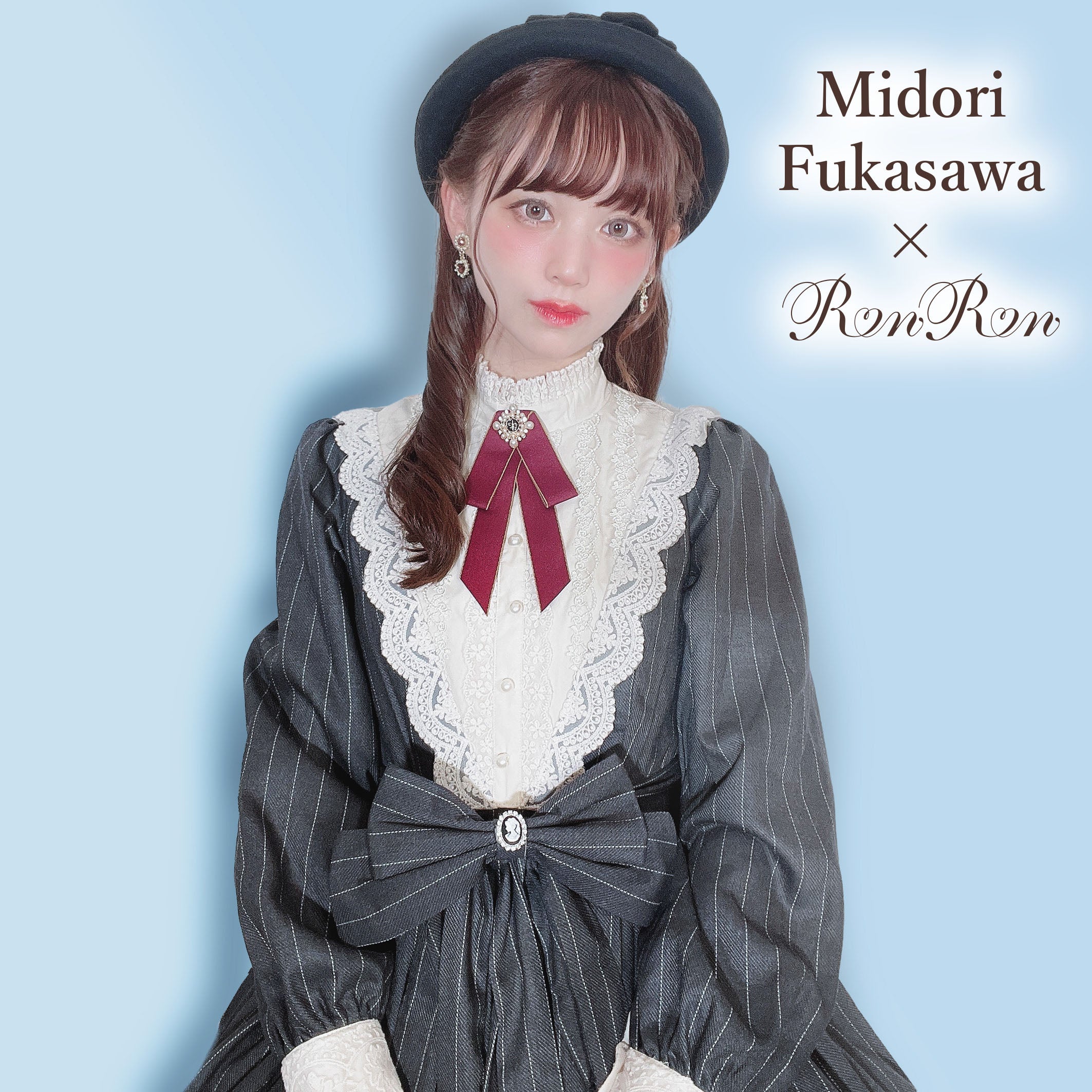 [Pre-order] British Classical Lolita Vertical Striped Dress