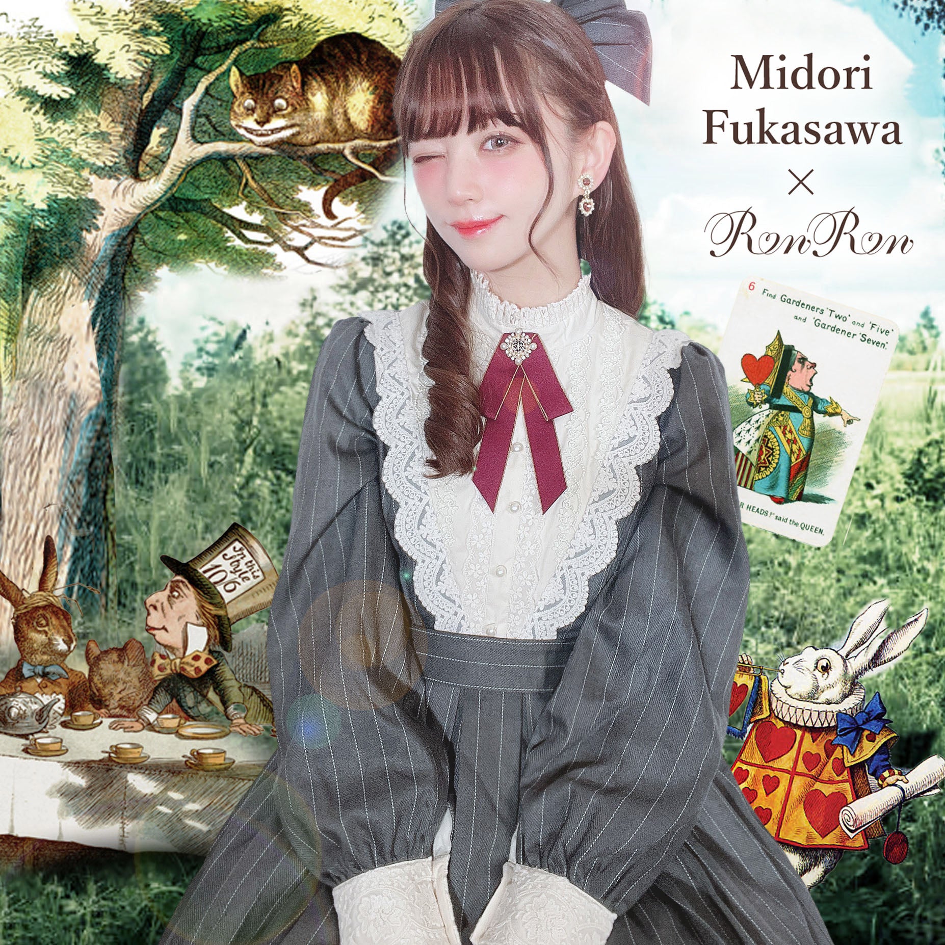 [Pre-order] British Classical Lolita Vertical Striped Dress